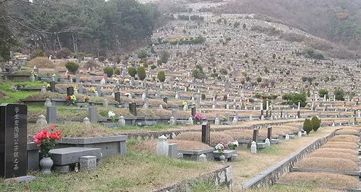 고능리공설묘지 시설 사진