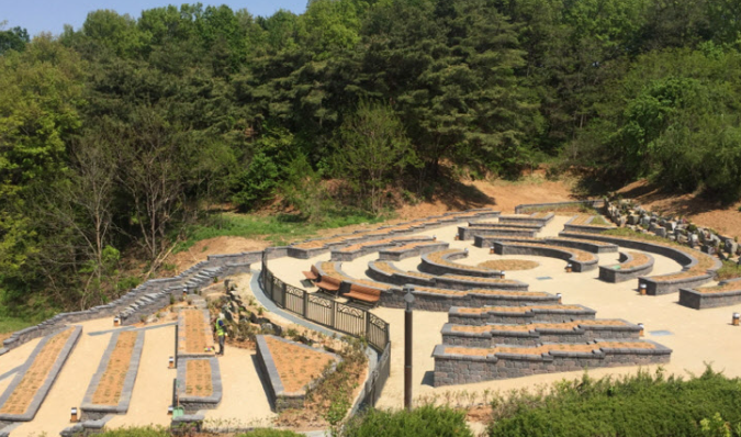 교산1리공설묘지 시설 사진
