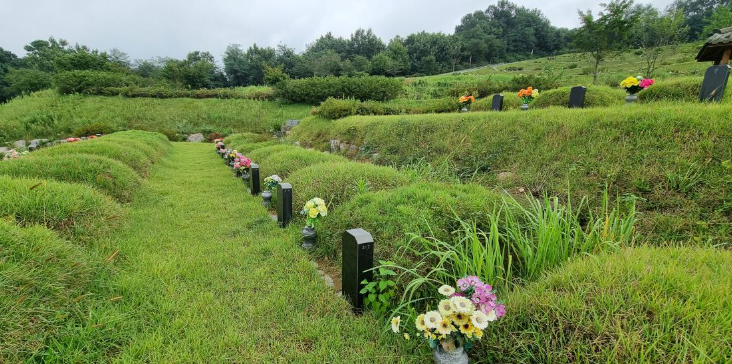 교산리공설묘지(별립산) 시설 사진