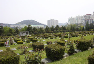 도장리공설묘지 시설 사진