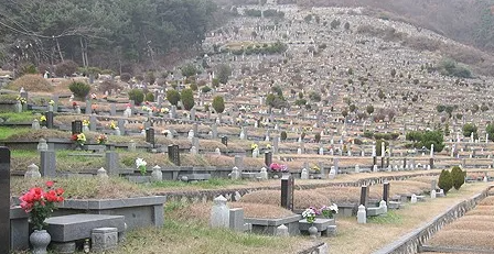 볼음공설묘지 시설 사진