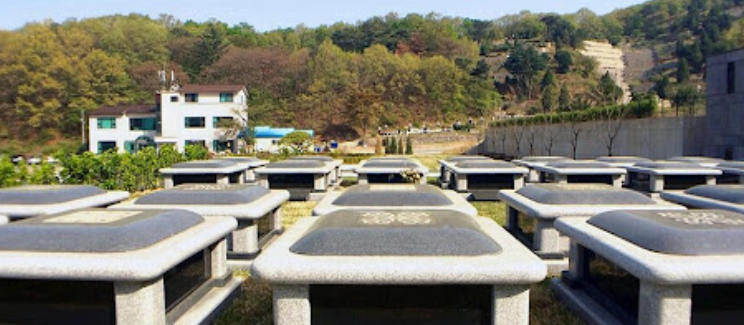 아산주진공설묘지 시설 사진