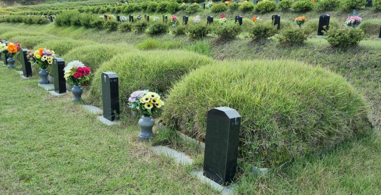 장정리공설묘지 시설 사진