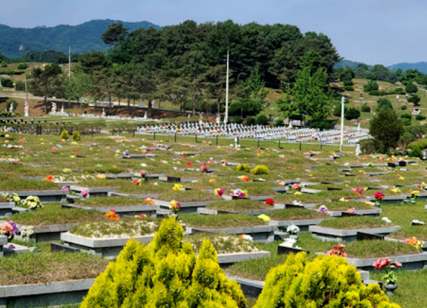 석우리공설묘지 시설 사진