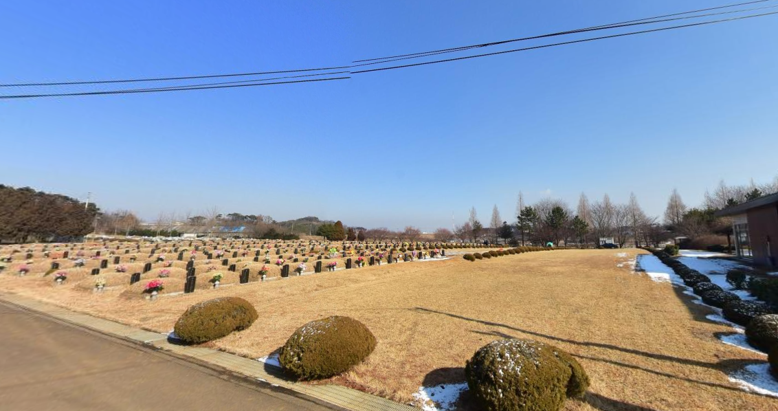 석문공설묘지 가족봉안묘 시설 사진