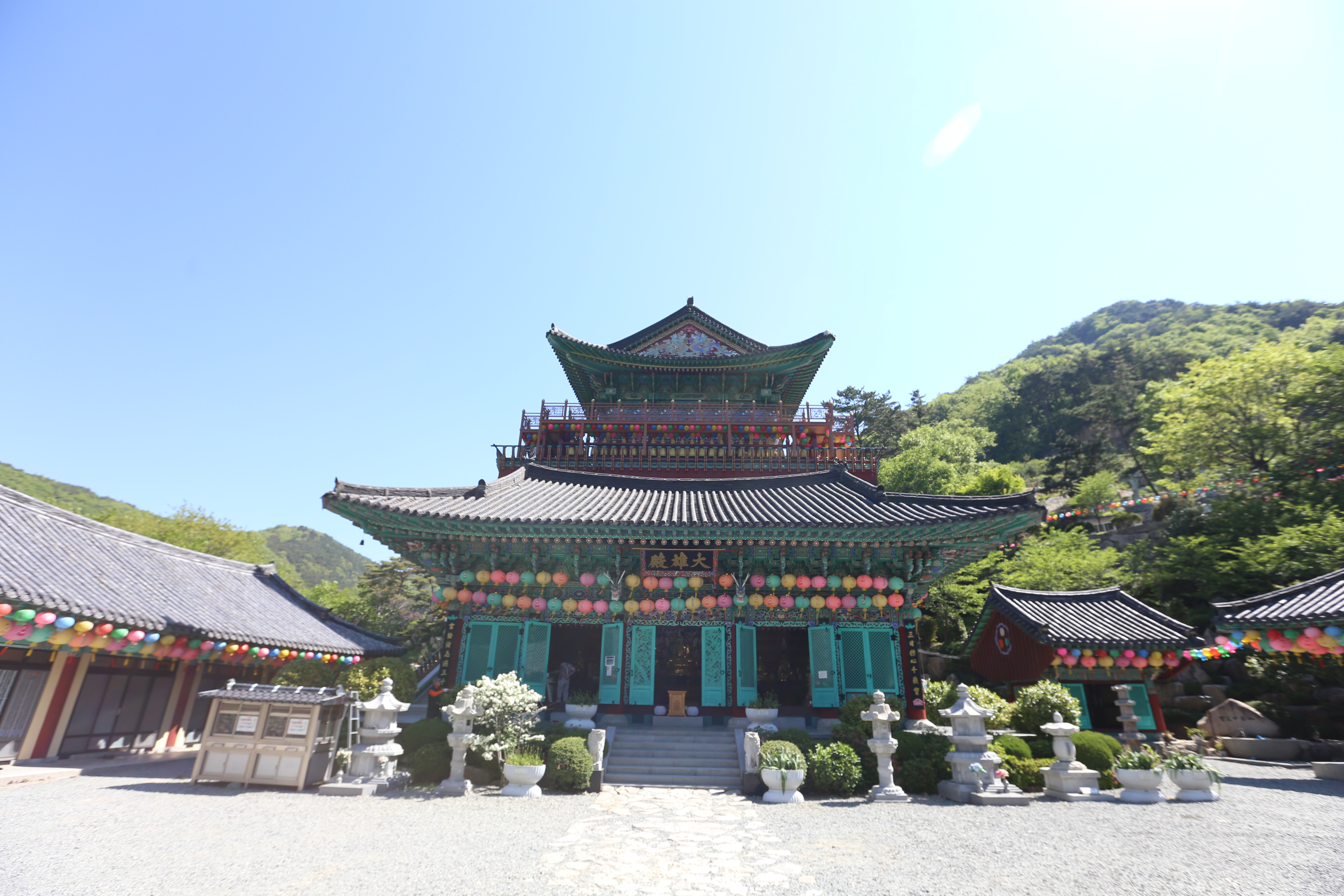 대한불교관음회조계종 백천사 봉안당 시설 사진