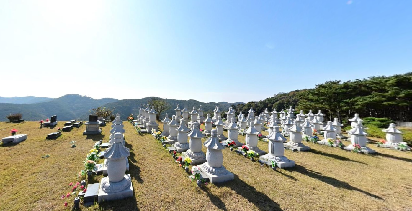 (재)동산공원묘원 묘지 시설 사진